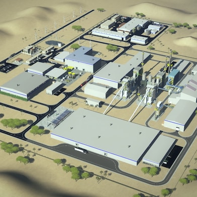 Visual rendering of the new recycling supercenter facility