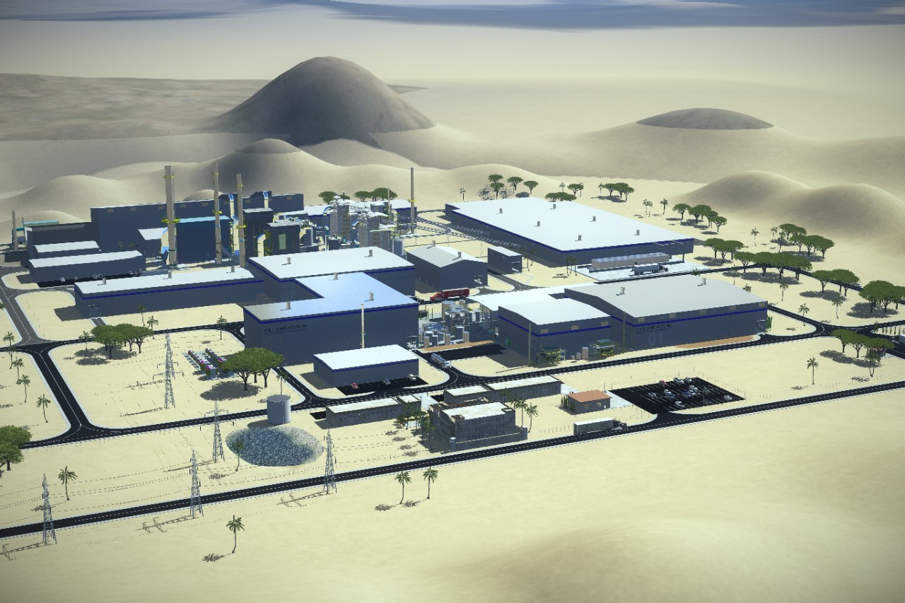 Visual rendering of the new recycling supercenter facility