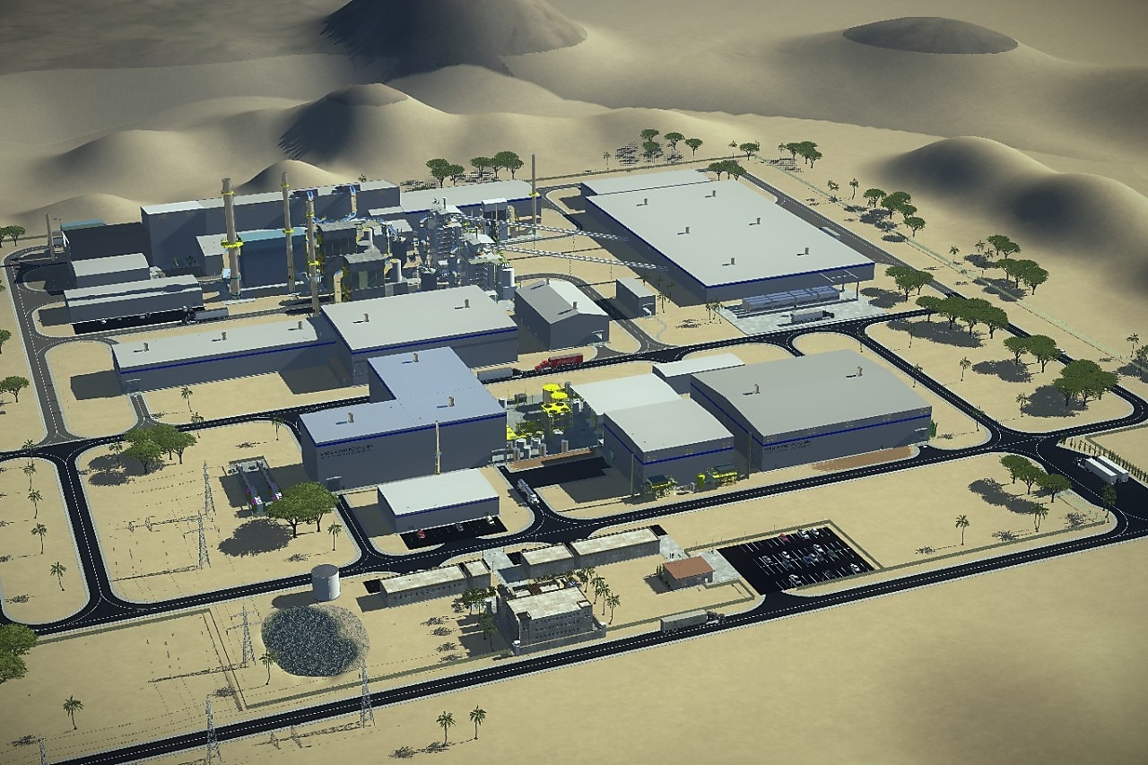 Visual rendering of the new recycling supercenter facility