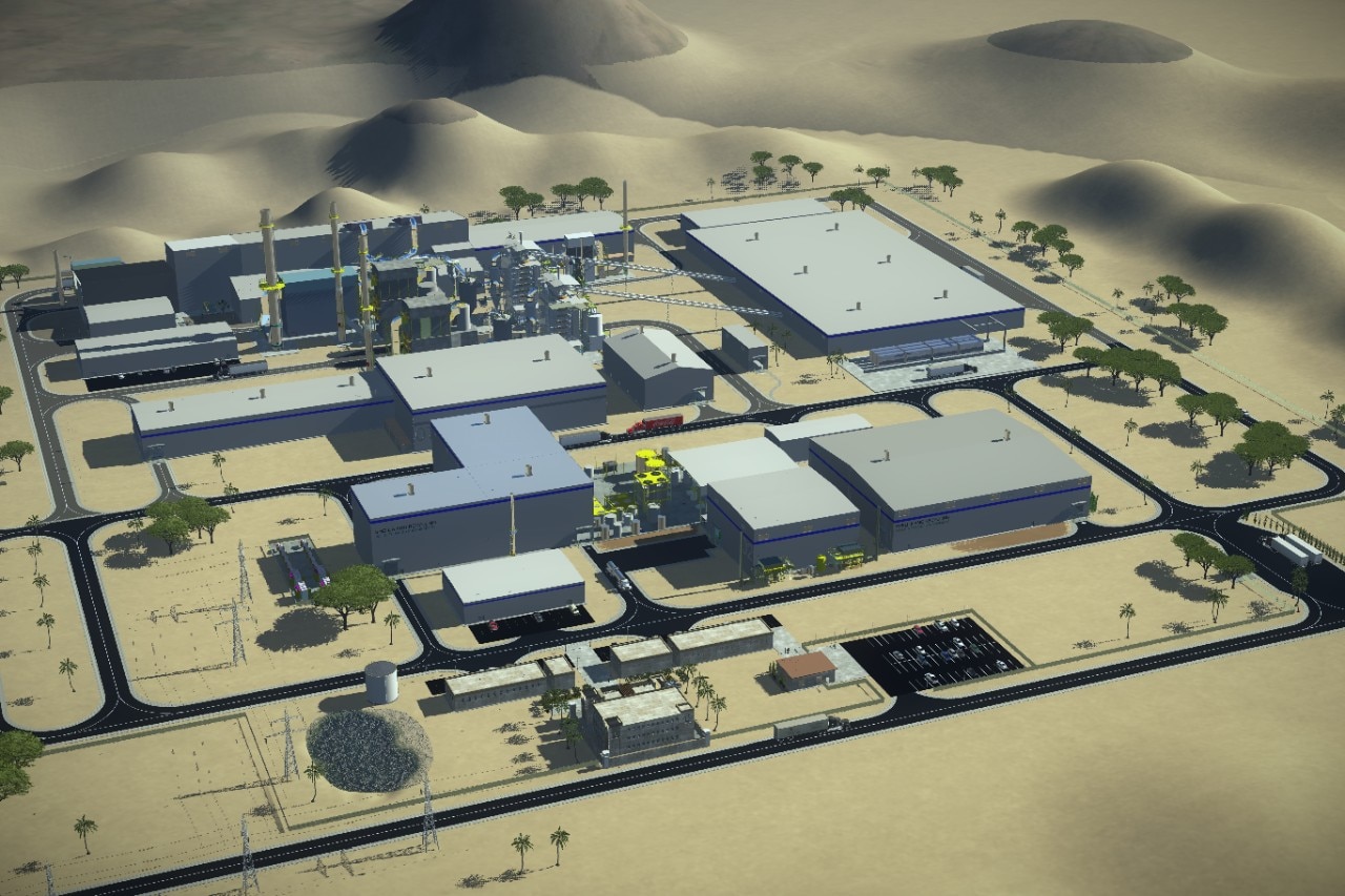 Visual rendering of the new recycling supercenter facility