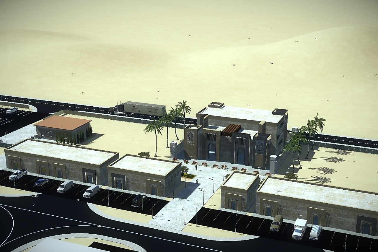 Visual rendering of the new recycling supercenter facility