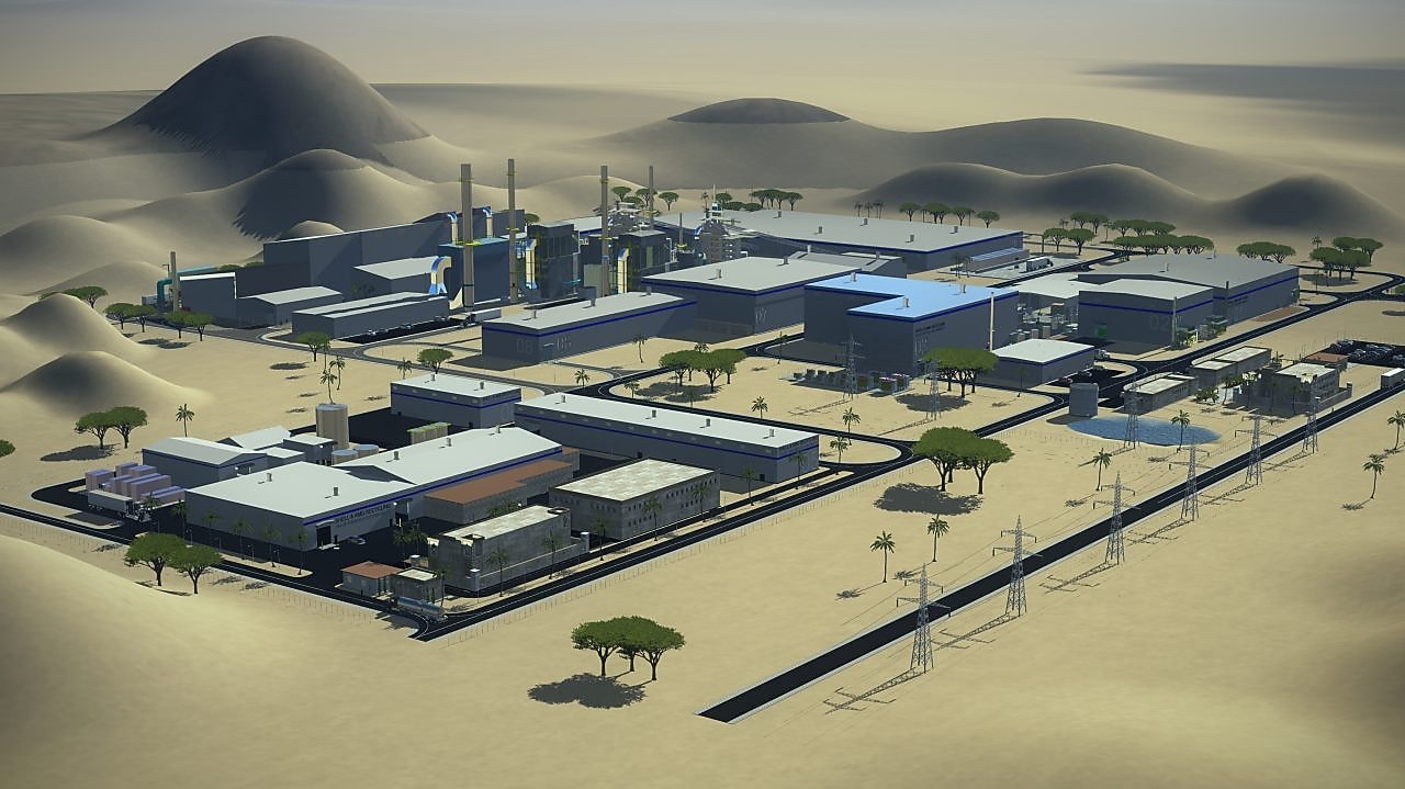Visual rendering of the new recycling supercenter facility