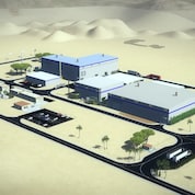 Visual rendering of the new recycling supercenter facility