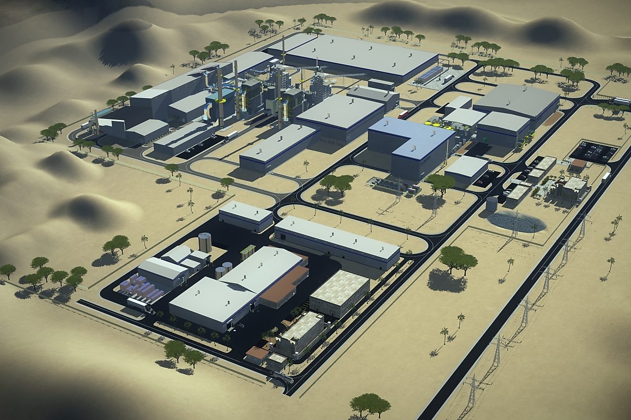 Visual rendering of the new recycling supercenter facility