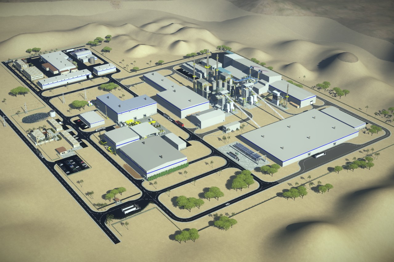 Visual rendering of the new recycling supercenter facility
